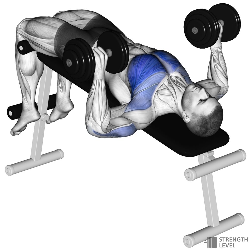 Decline Dumbbell Press